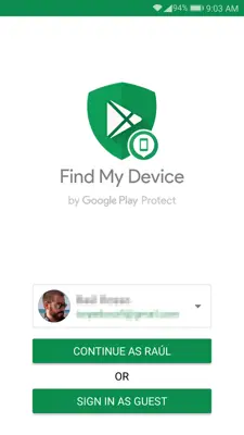 Google Find My Device android App screenshot 4